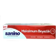 Sanino Maksimum Beyazlık  Diş Macunu Sanino 5 Lı +  100 Yıl Özel Seri Arko Yağlı 20 ml Krem Hediyeli