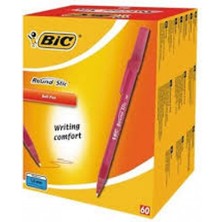 Bic Round Stic Tükenmez Kalem Kırmızı 60'lı