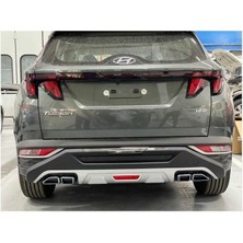 Autogp Hyundai Tucson Ön Arka Tampon Koruması Difüzör 2021+ Sonrası Oem Tip