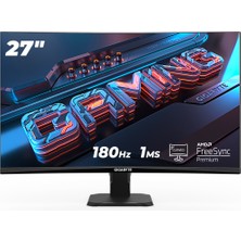 Gigabyte GS27FC 27" 180Hz 1MS AMD FreeSync Premium VA Curved Oyuncu Monitörü