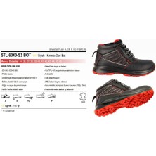 Starline STL-9040-B S3 Src Deri Kompozit Burun Iş Botu