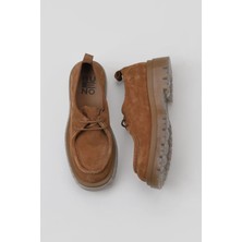 Bueno Shoes Taba Açık Süet Kadın Klasik Ayakkabı 01WV1503