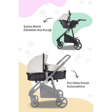 Baby Care BC 305 - Zeta Travel Sistem Bebek Arabası ( Gri )