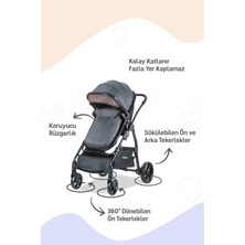 Baby Care Bc 315 - Safari Pro Travel Sistem Bebek Arabası ( Siyah-Gold )