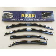 Niken Fiat Egea Kromlu Cam Rüzgarlığı Niken 2016+ Sonrası Uyumlu