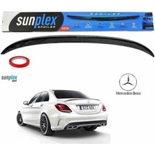 Sunplex Mercedes C Serisi W205 Spoiler Piano Black 2014-2020 Arası Modellere Uyumlu Sunplex