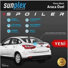 Sunplex Mercedes C Serisi W205 Spoiler Piano Black 2014-2020 Arası Modellere Uyumlu Sunplex