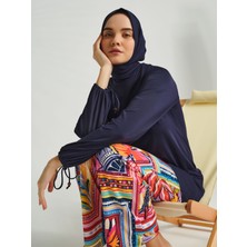 Alfasa Papağan Desenli Tesettür Mayo