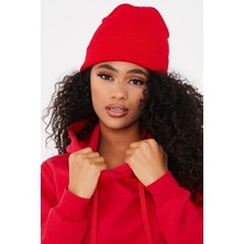 Boldy Klasik Spor Bere-Triko Bere-Unisex Nakışsız Bere-Düz Bere-Unisex Bere-Düz Klasik Bere