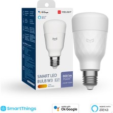 Yeelight Xiaomi Yeelight W3 Led Akıllı Ampul E27 (Ayarlanabilir Sarı)
