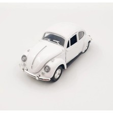 ZFN Metal Beetle Vosvos Diecast Nostaljik Araba 12 cm Açılır Kapı Çek Bırak Dekor Oyuncak