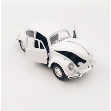 ZFN Metal Beetle Vosvos Diecast Nostaljik Araba 12 cm Açılır Kapı Çek Bırak Dekor Oyuncak