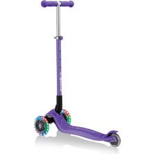 Globber Primo Plus Katlanabilir Işıklı Scooter - Mor