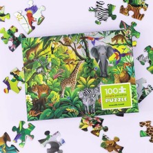 Crocodile Creek Puzzle - 100 Parça - Orman Cenneti