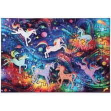 Crocodile Creek Puzzle - 100 Parça - Unicorn Galaksi