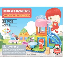 Magformers Mıknatıslı Town Set - Ice Cream Shop - 22 Parça