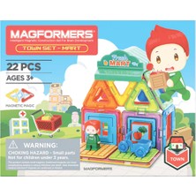 Magformers Mıknatıslı Town Set - Mart - 22 Parça