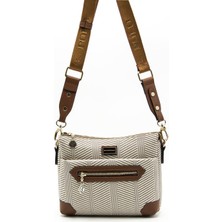 Silver & Polo Bej - Taba SP1110 Kadın Çapraz Çanta