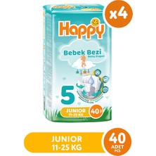 Happy Bebek Bezi Junior 5 No 40 Lı x 4 Adet