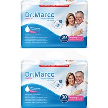 Dr Marco Dr. Marco Yetişkin Hasta Bezi M Orta Boy 85 - 125 cm 2 Paket 60 Adet