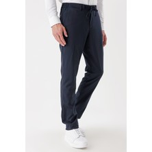 İmza Koyu Lacivert Yan Cepli Slim Fit Dar Kesim Casual Pantolon 1003235121