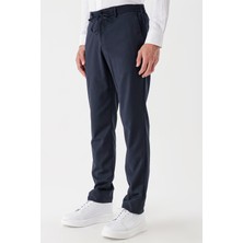 İmza Koyu Lacivert Yan Cepli Slim Fit Dar Kesim Casual Pantolon 1003235121