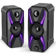 Rampage Rms-X5 2.0 Siyah Multimedia Gaming USB Speaker