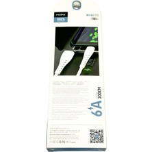 6A - Beyaz - Fast Charger - Mıcro Usb/data Şarj Kablosu - Samsung Ile Uyumludur