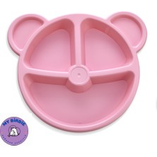 1 Adet-Ayıcık Şekilli Çocuk Bebek Maması Tabağı- Mama Tabağı - Yeme Beslenme Kabı - Bpa Free