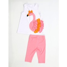 Casabony Flamingo Fırfırlı Tunik Takım