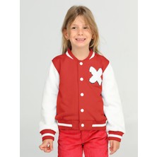 Casabony Kırmızı Nakışlı Kolej Ceket