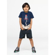 Casabony Rocket Denim Şort + T-Shirt Takım