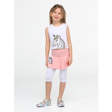 Casabony Unicorn Tayt+ T-Shirt Kız Çocuk Takım
