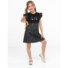 Casabony Shine Cat Simli Kız Çocuk Elbise