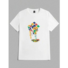 Grimy Unısex Magıc Cup Baskılı T-Shirt