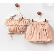 Baby Babyaden Zelly Kabarık Etekli Parlak Kumaş Doğum Günü Parti Kostüm 2’li Takım
