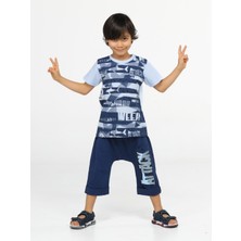 Casabony Attack Navy Erkek Çocuk Kapri Takım