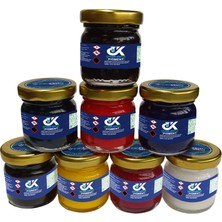 Ezomax Pigment 8'li Epoksi Sıvı Pigment Boya Seti 8*40GR Beyaz/kırmızı/siyah/sarı/yeşil/bordo/mor/magenta