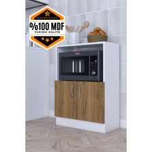 Rafineri Makro Dolap Çok Amaçlı Mikrodalga Fırın Dolabı Mdf