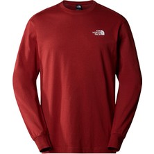 The North Face M Outdoor Graphic L/s Erkek Outdoor Sweatshirts NF0A880VPOJ1 Kırmızı