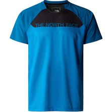 The North Face M Trailjammer S/s Tee Erkek Outdoor Tişörtü NF0A87TYWIN1 Mavi