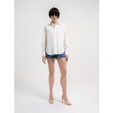 Loft Loose Fit Kadın Gömlek U.kol