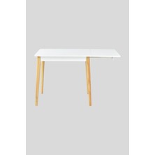 Vilinze Avanos Katlanır Ahşap Mutfak Masası - 70X80 cm (70X120 Cm)