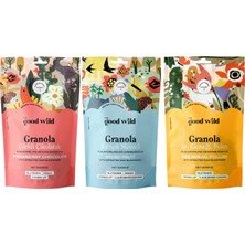 The Good Wild Glütensiz, Şeker İlavesiz Granola 3'lü Süper Paket