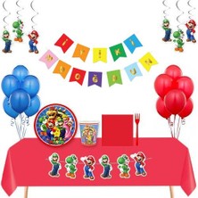 Parti Dükkanım Super Mario 8 Kişilik Ekonomik Parti Seti