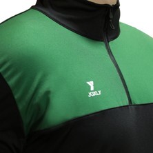 Joxly Yarım Fermuarlı Çift Renk Unisex Eşofman Üstü