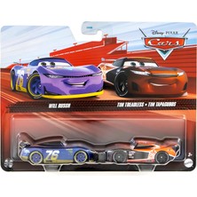 Disney Cars Cars Ikili Karakter Araçlar Will Rusch ve Tim Treadless HTX08