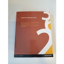 Pearson Education Yayıncılık Masterıng Modern Psychology Testıng Theory&methods