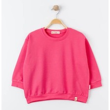 Tiffany Tekstil Tiffany Sweatshirt Oversize Theme Fuşya