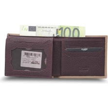 Guard Mat Gül Kurusu - Bordo Yatay Deri Cüzdan - GRD2403XW22278